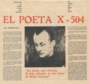 Cromos X-504 - Gonzalo Arango