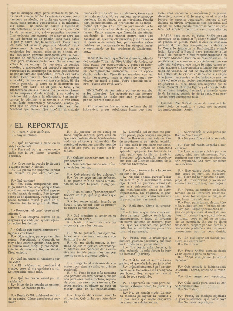 Cromos X-504 - Gonzalo Arango