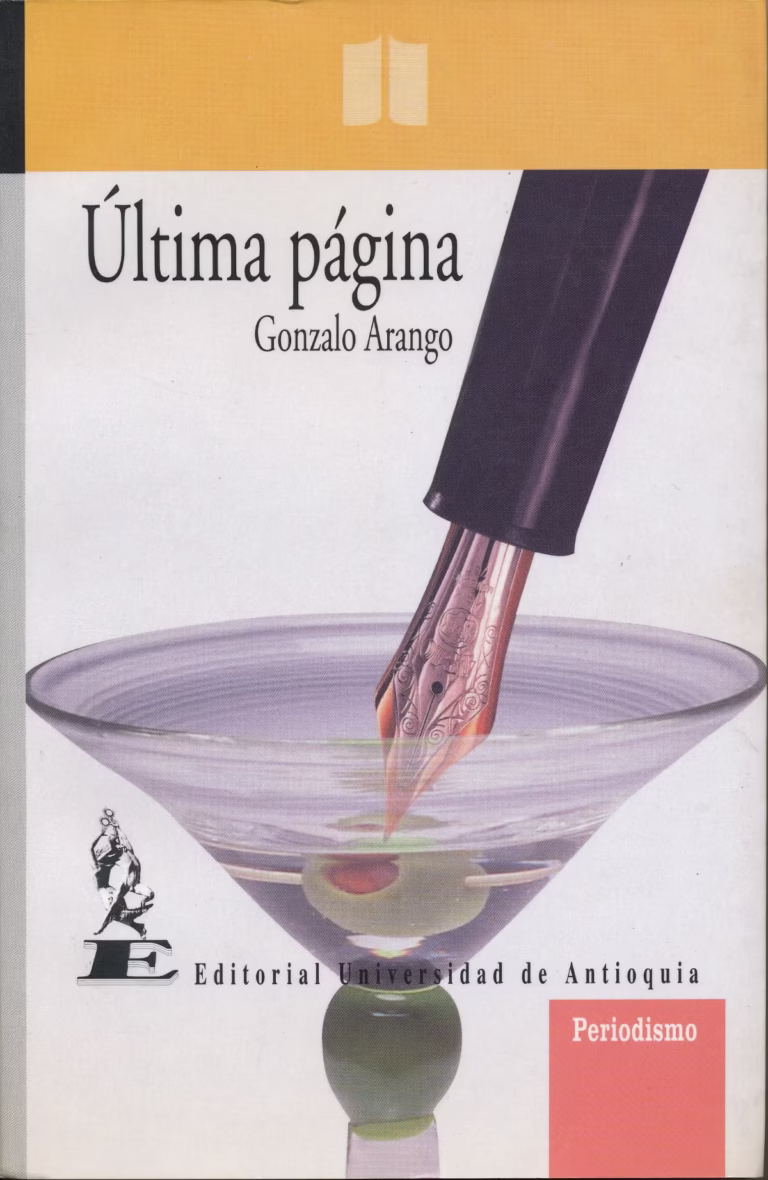 Última Página primer libro - Gonzalo Arango