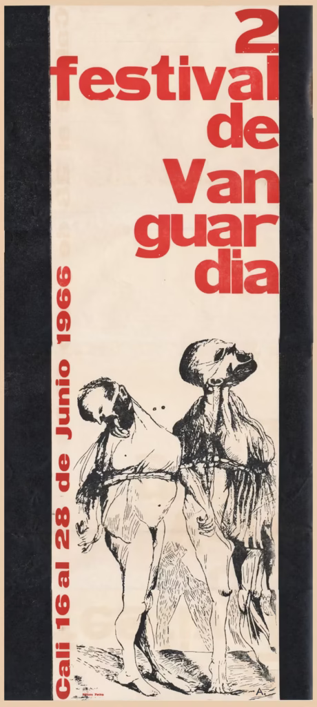 Poster festival vanguardia 1966 - Gonzalo Arango